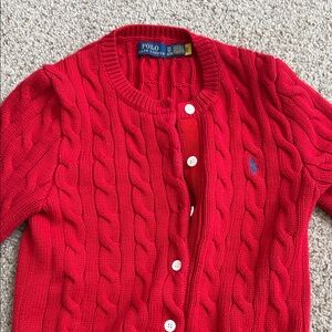 Ralph Lauren Vibrant Red Knit Sweater
